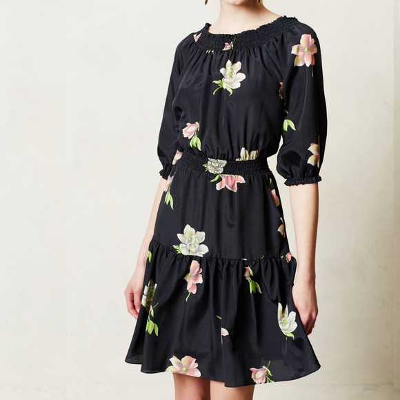 Anthropologie Dresses & Skirts - Anthropologie Lil Lolanthe Dress Navy Floral